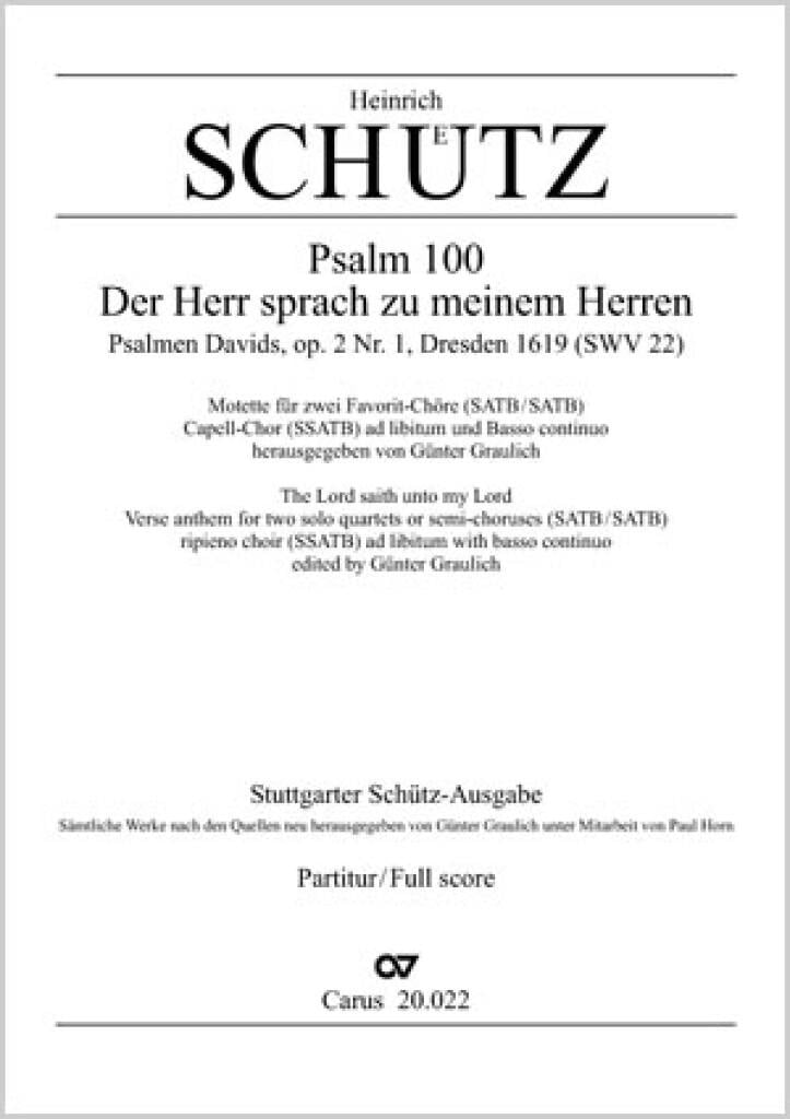Der Herr sprach zu meinem Herren